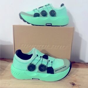 Speedland -PDX
Men’s 7.5.   Women’s 9